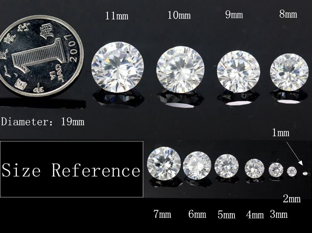 Cubic Zirconia AAA Quality Cubic Zirconia Round Shape Etsy