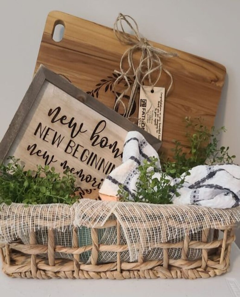 Persoanlized Gift Basket , Realtor Closing Gift, Realtor Gift, Gift for