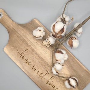 Small Home Sweet Home Board , Realtor Closing Gift, Realtor Gift, House Warming Gift, Christmas Gift, Cutting Board, Engraved Cutting Board