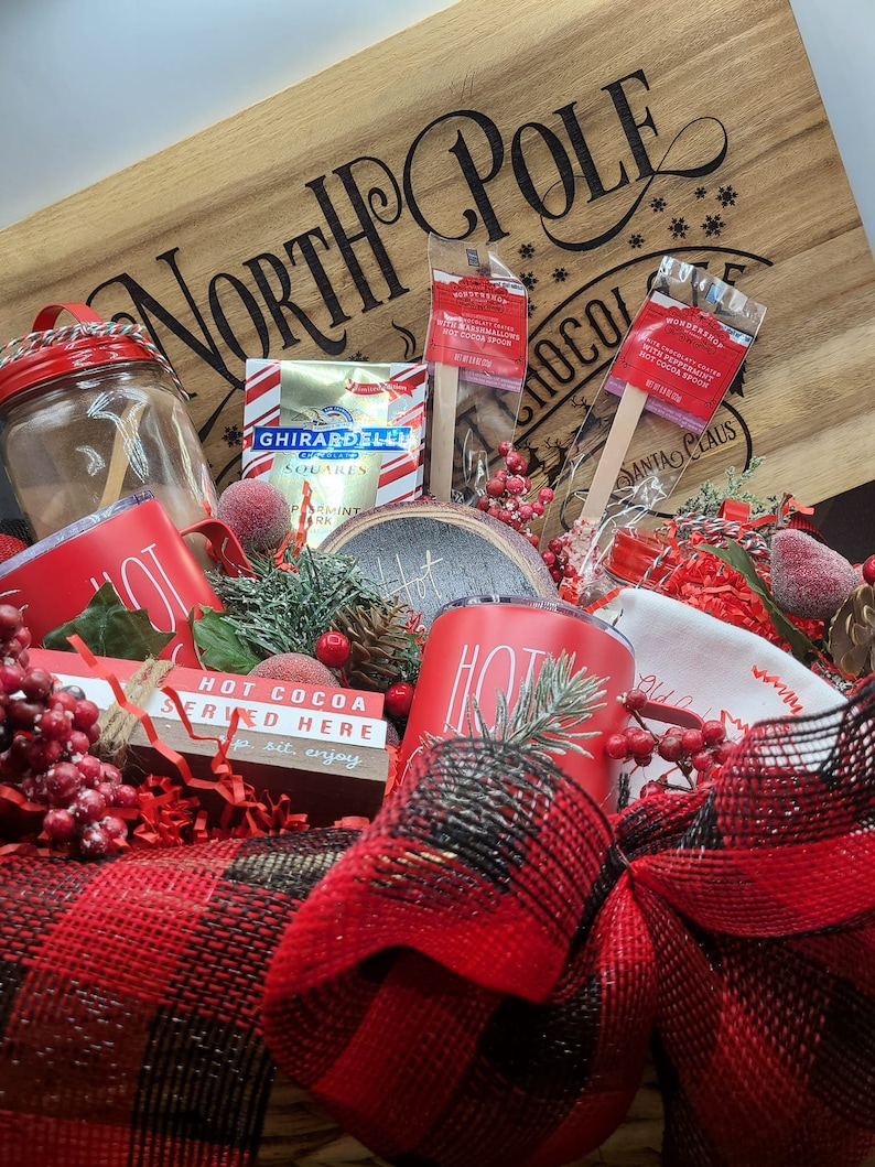 Hot Chocolate Gift Basket Etsy