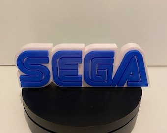 Sega Logo Display Games Room Sign