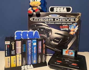 8 Slot Sega Megadrive Display Stand Games Mount Holder