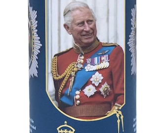 New English Teas King Charles Tea Drum with 40 English Breakfast Teabags