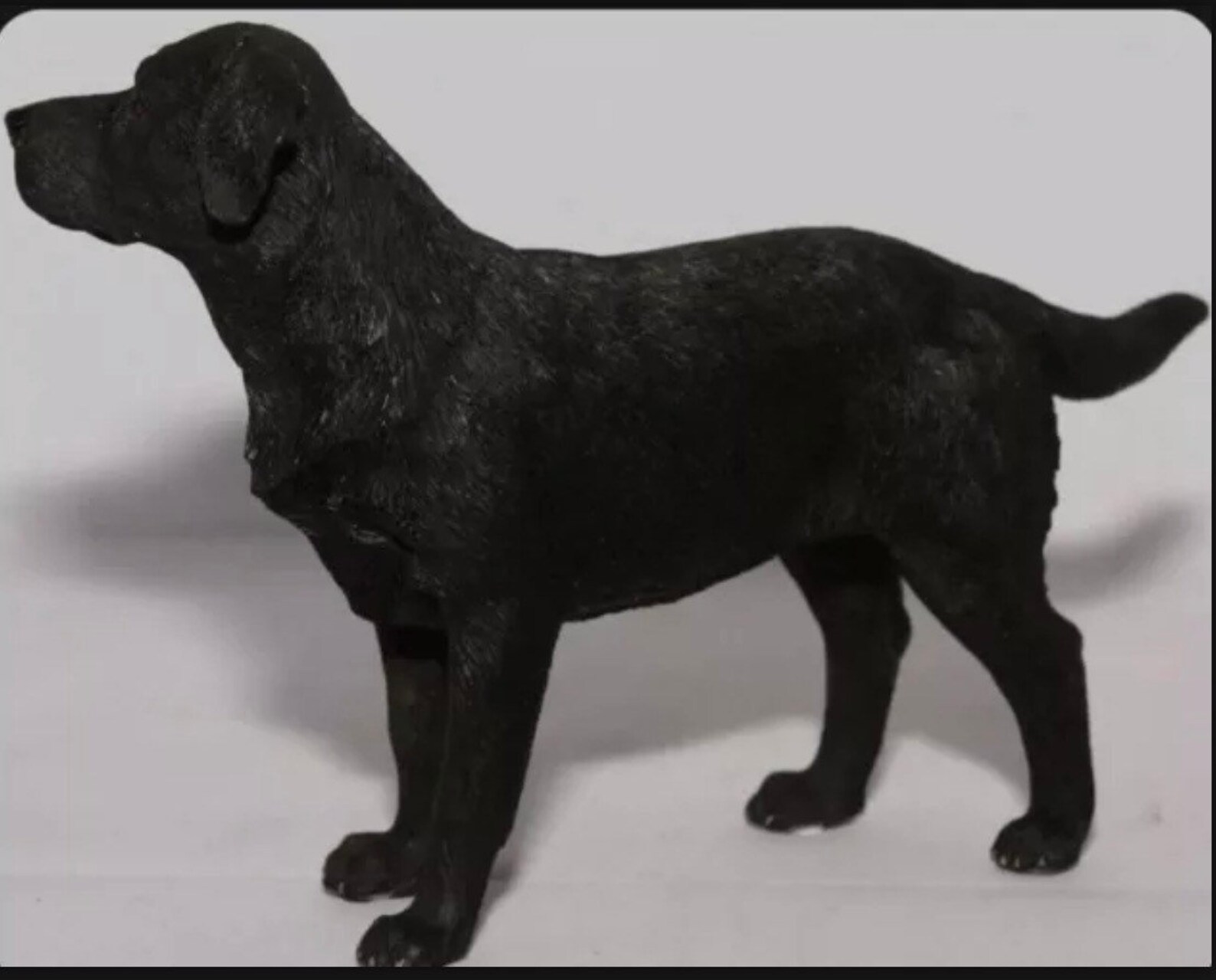 Black Labrador Dog Ornament Figurine Standing Dog Studies - Etsy UK