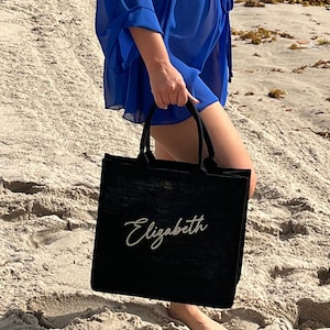 Big Beach Bag, Beach Tote Bag, CUSTOM BEACH BAG, Tote Bag, Personalized Beach tote Bags, Bride to be bags, Gift for girls trip, Beach party