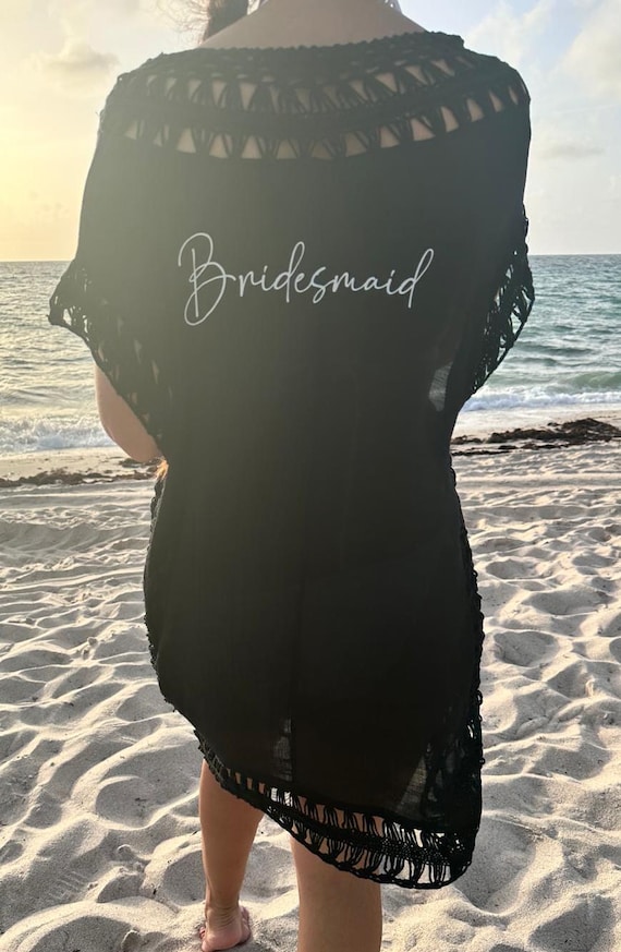 Tunique de plage personnalisée élégante robe de demoiselle d