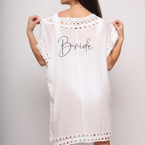 Customized Beach Cover-Up: Bride Squad, Bachelorette Party