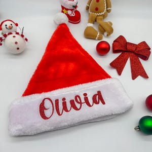 Kids hat Personalized  Christmas Day Gifts for Boys and Girls Family Christmas Gift Merry Christmas hats Santa Hat Christmas Hats
