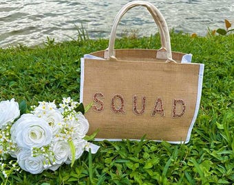 Personalisierte Braut Stroh Tasche: Braut dusche Geschenk, Flitterwochen Tasche