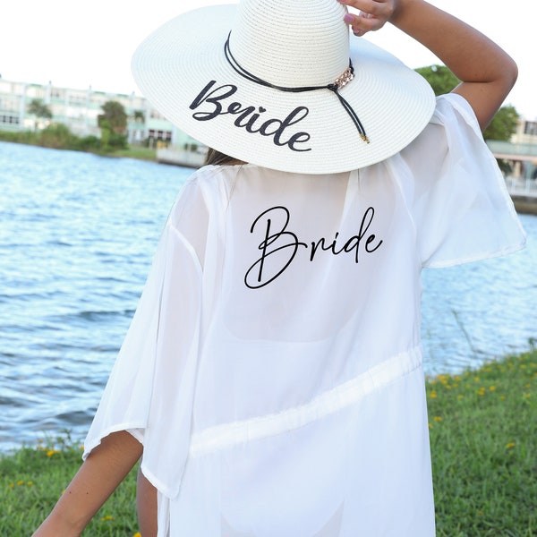 Customized Long Cover ups, Bachelorette Coverups, Bridesmaid gifts, Bride Squad Coverups, Bachelorette Party Dresses, pool dresses, beach