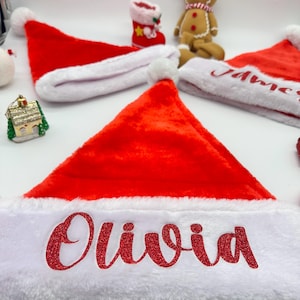 Custom Santa Hats for whole family – Festive Family Christmas Gift