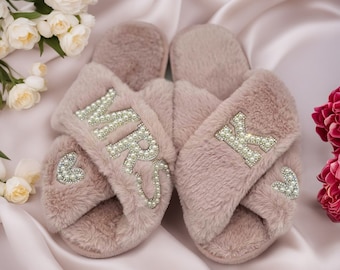 Handcrafted Initials Slippers - Custom Made for You