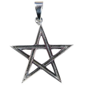 Sterling  Silver  925  Pentagram  Pendant  In  Gift  Box