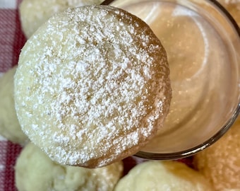 Cream cheese cookies made from scratch, soft cream cheese cookies, very best cream cheese cookies, 1 dozen