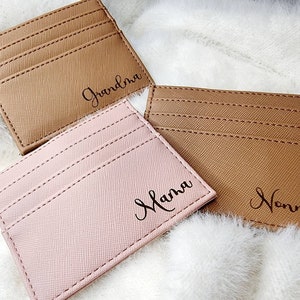 Personalised Cardholder, Personalised wallets, Laser Engraved, wallets, cardholders, engraved initials, gift idea