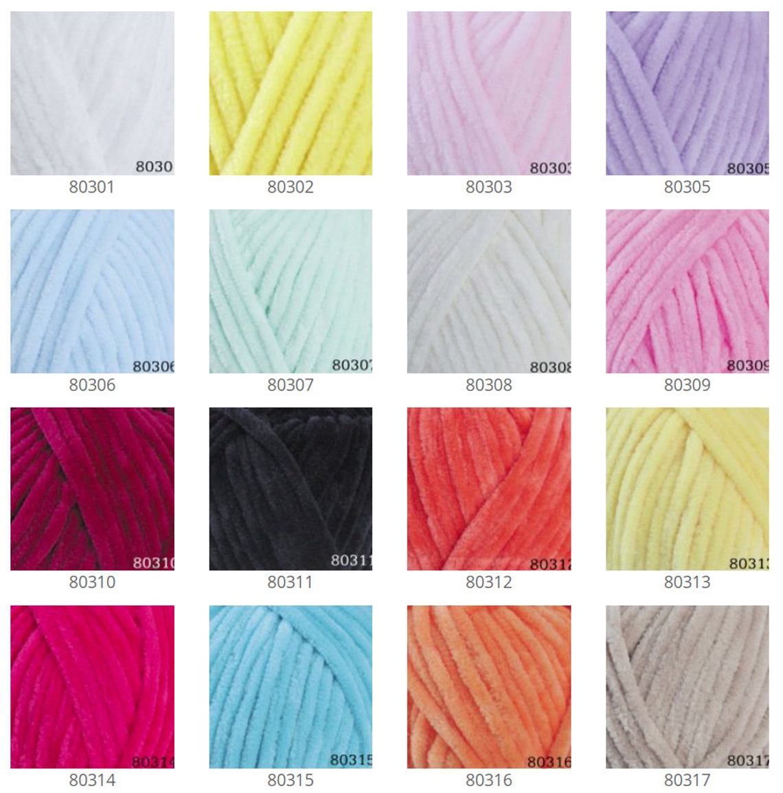 Himalaya Dolphin Baby Fine super Bulky Chenille yarn wool Etsy