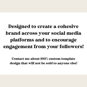 Instagram Pinned Posts Canva Templates for Service Providers, IG Pinned Post Puzzle Templates, Editable Pinned Posts for Social Media image 3