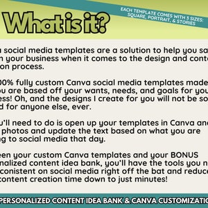 Custom Made Instagram Templates for Service Providers, Custom IG Graphics, Custom Canva Templates, Personalized Social Media Templates image 2