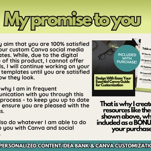 Custom Made Instagram Templates for Service Providers, Custom IG Graphics, Custom Canva Templates, Personalized Social Media Templates image 10