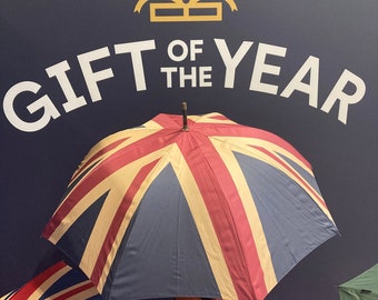 Union Jack umbrella / Bronze Automatic Opening/ Double lined