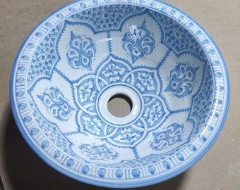 Handmade Turquoise Ceramic Vessel Sink: Modern Bathroom Basin
