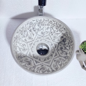 Bathroom vessel sink light grey - basin ceramic 100% handmade - modern bathroom Sinkstar style- mid century modern Flair
