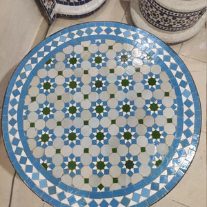 Handmade mosaic table 100% for indoor/outdoor