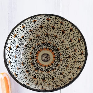 Taoos Henna design vessel sink for bathroom
