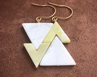 Jigsaw Earrings