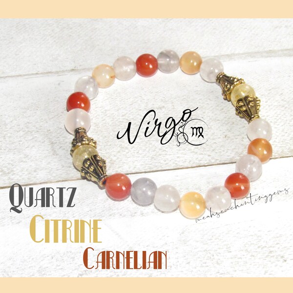 Virgo Crystal Healing Bracelet