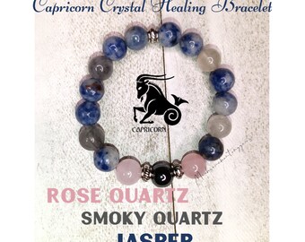 Capricorn Crystal Healing Bracelet