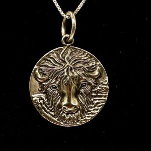 Dan Dodson Find Sterling Silver Sacred Buffalo Pendant
