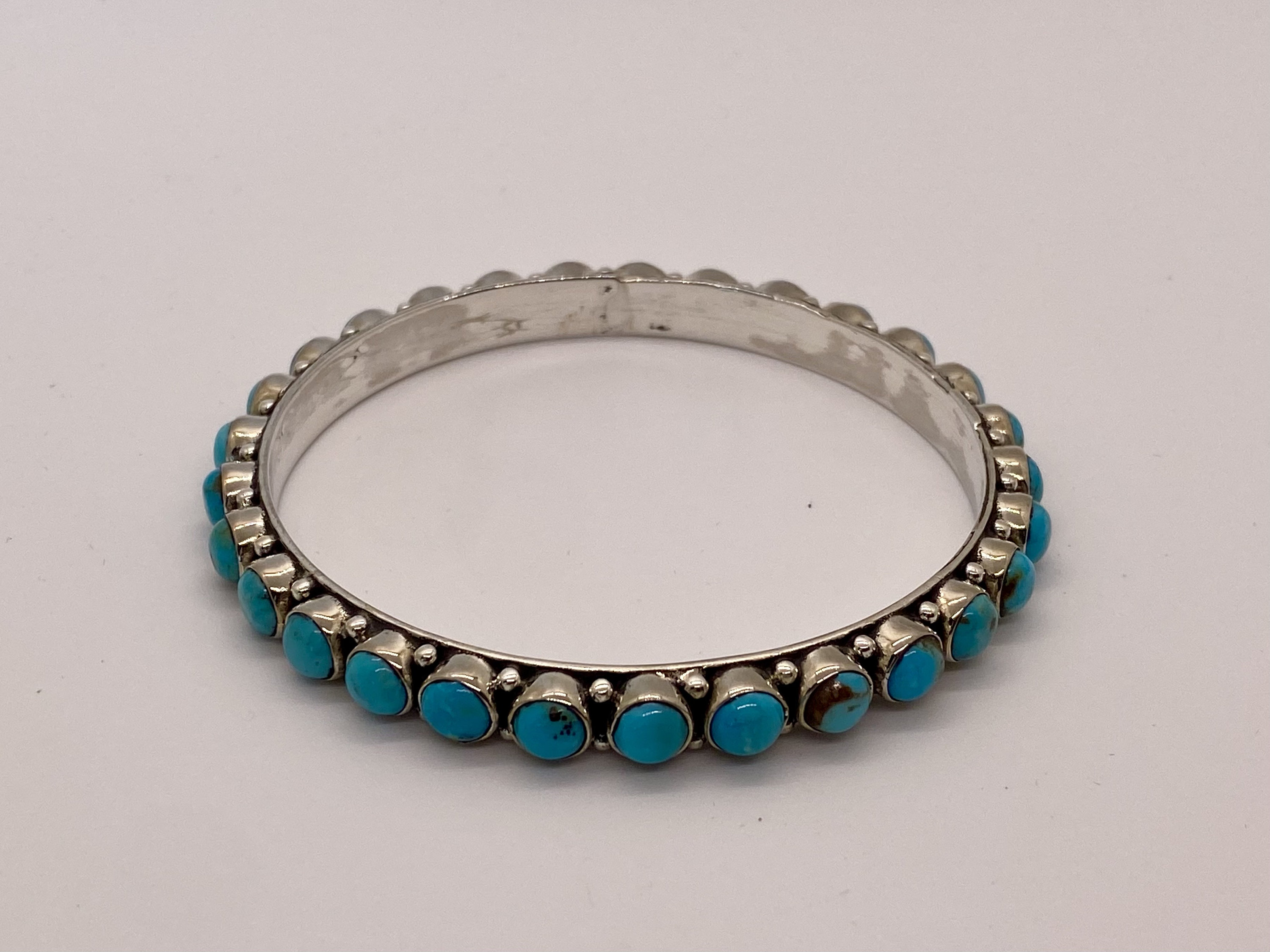 送料無料 内祝い Turquoise & Sterling Dodson Dan Bangle Etsy - Stones) (29 アクセサリー