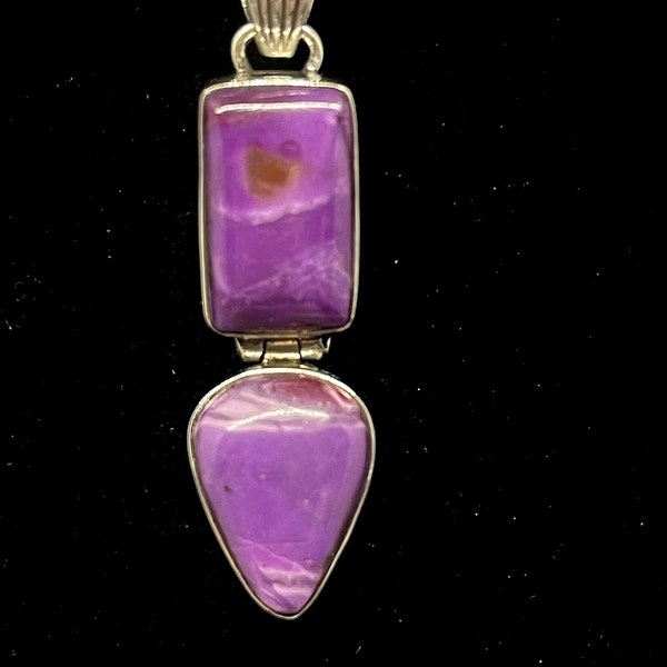 Dan Dodson Designs Charoite Sterling Silver Pendant