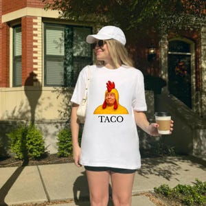 TACO Trump Shirt, Trump Always Chickens Out Tee, Anti Trump Shirt, Protest Tee, TACO Trade War, Anti MAGA Political Shirt, Resist Tee, Maga
