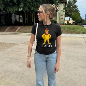 TACO Trump Shirt, Trump Always Chickens Out Tee, Funny Anti-Trump Protest Shirt, Anti MAGA Political Tee, Resist TACO Trade War Gift