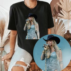 Camiseta Cowboy Carter Comfort Colors de Beyoncé, camiseta Cowboy Carter de Beyoncé, mercancía de la gira Rodeo Chitlin Circuit de Beyoncé 2025, camiseta Beyhive Music