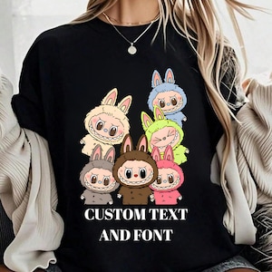 Custom Labubu Shirt, Funny Labubu T-shirt, Labubu Shirt, Personalized Labubu Clothes, Kawaii Labubu Inspired Shirt, Kawaii shirt, Gift