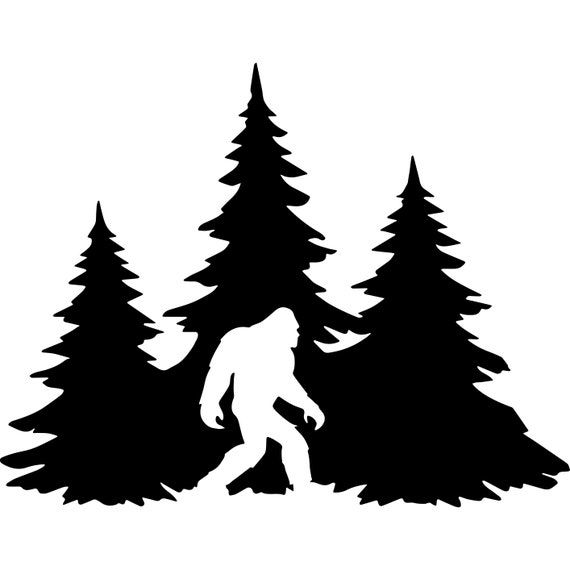 Big Foot Vinyl Decal Sticker Bigfoot Sasquatch Decal Etsy