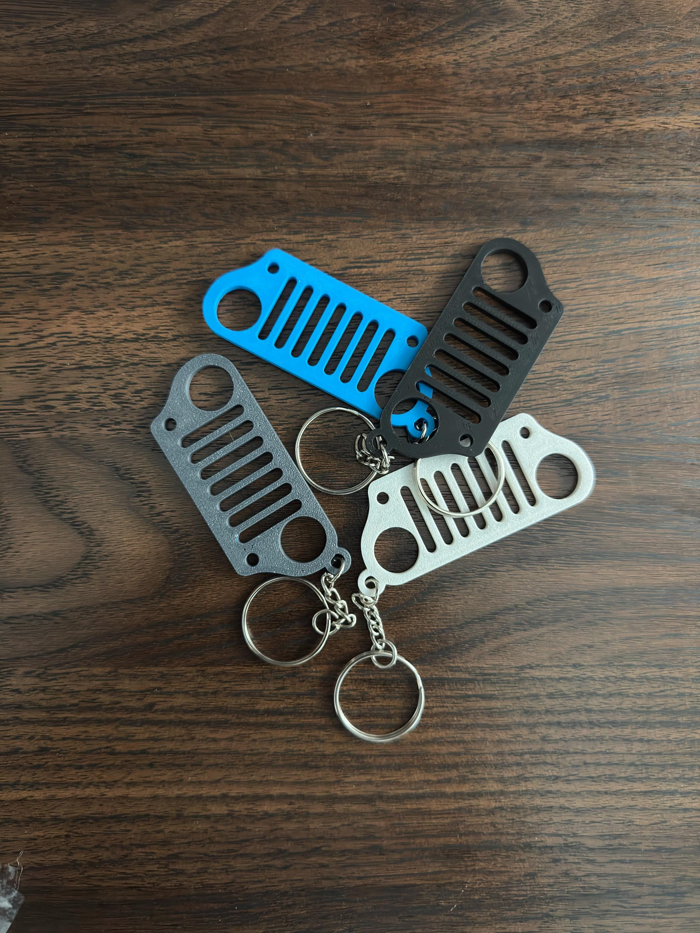 thumbnail image 2 of Jeep Grill Key Rack – Wall Mount – Steel – CJ, YJ, TJ, XJ, JK – Offroad Anonymous 2 of 3
