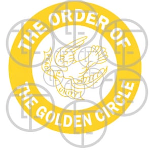 Digital Files Instant PNG Download The order of the Golden Circle Sisters Fraternal Logo
