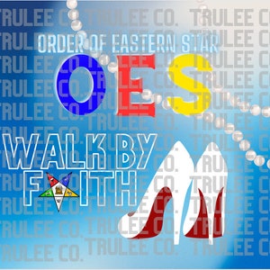 Order of Eastern Star Pointed up Walk by Faith tumbler wrap