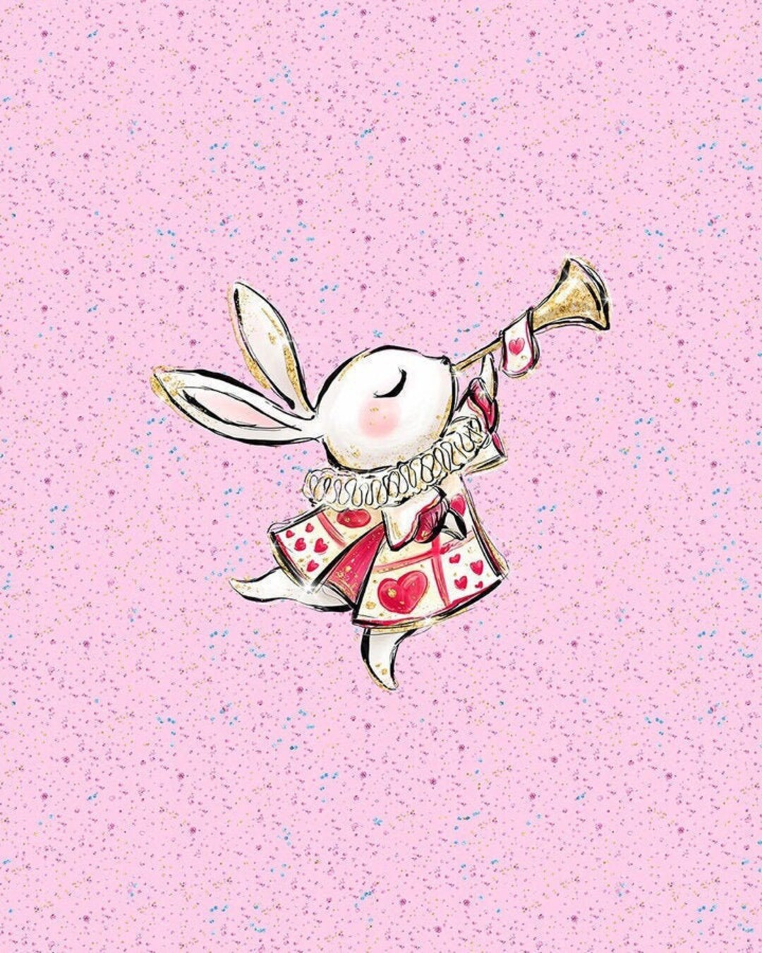 White Rabbit Fabric Alice Wonderland Decoration Knit Cotton - Etsy