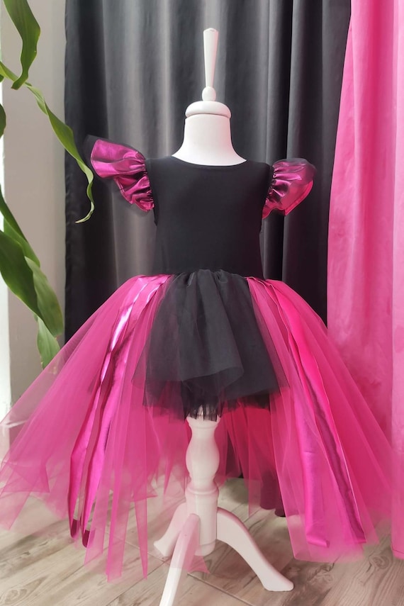 Toddler Hot Pink Black Tulle Dress Baby Girl Dress Hot Pink Girl Dress Girl Birthday Outfit Hot Pink Toddler Dress Pink Dress Girls Etsy Canada