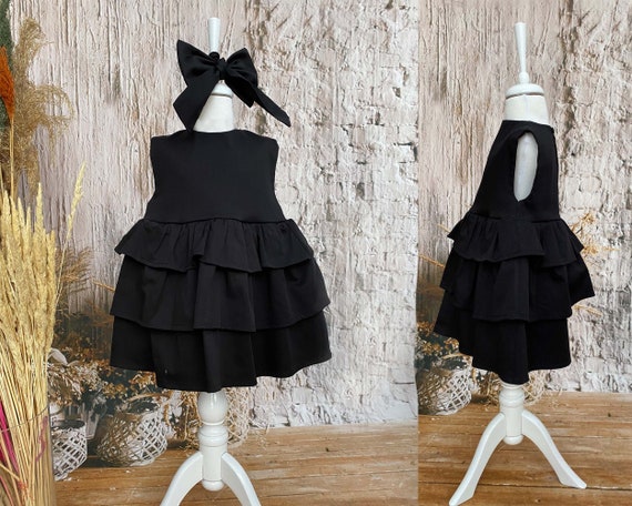 dolls kill black dress Widow Little Black Dress Bell Sleeves main image 0