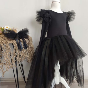 Black Toddler Halloween Dress, Girl Witch Costume, Girls Vampire Costume, Witch Hat, Black Tutu Dress, Express Shipping, Black Tutu Dress,