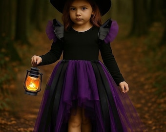 fitted lace wedding dress Purple Skeleton Hooded Dress with Mask