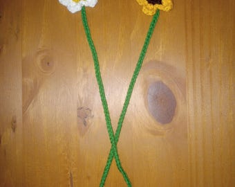 Crochet Flower Bookmarks