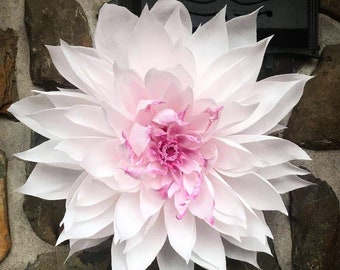 Giant crepe paper flower - wall decor - Large Paper Flower - Paper Flower Wall - X-Large Crepe