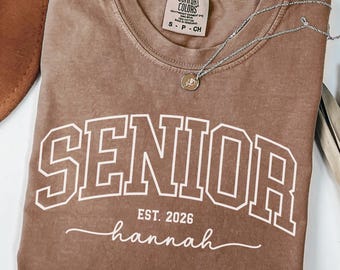 Senior Mom Shirt, Class Of 2026 Shirt, Senior Mom 2026 Comfort Colors Shirt, Gift For Mom, Graduation Mom Shirt, Proud Mom of 2026 Graduate